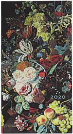 Agenda 2020 Paperblanks settimanale orizzontale Slanciato copertina rigida Van Huysum - 9,5x18