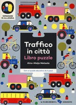 Traffico in città. Libro puzzle. Imparare in allegria
