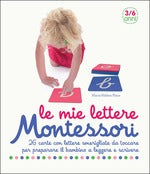 Le mie lettere. Montessori. 26 carte con lettere smerigliate da toccare per preparare il bambino a leggere e scrivere